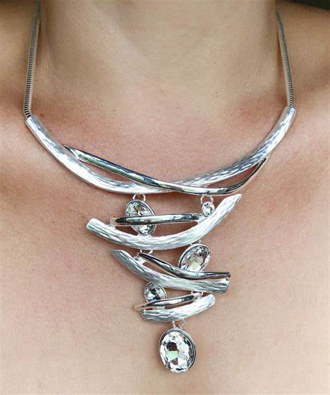 versace silver necklace womens|versace women's silver necklaces.